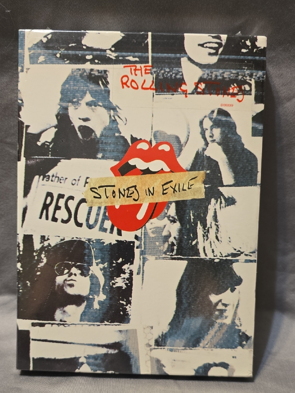 The Rolling Stones Hardcover with‎ Red Tongue and Blue Photo Collage